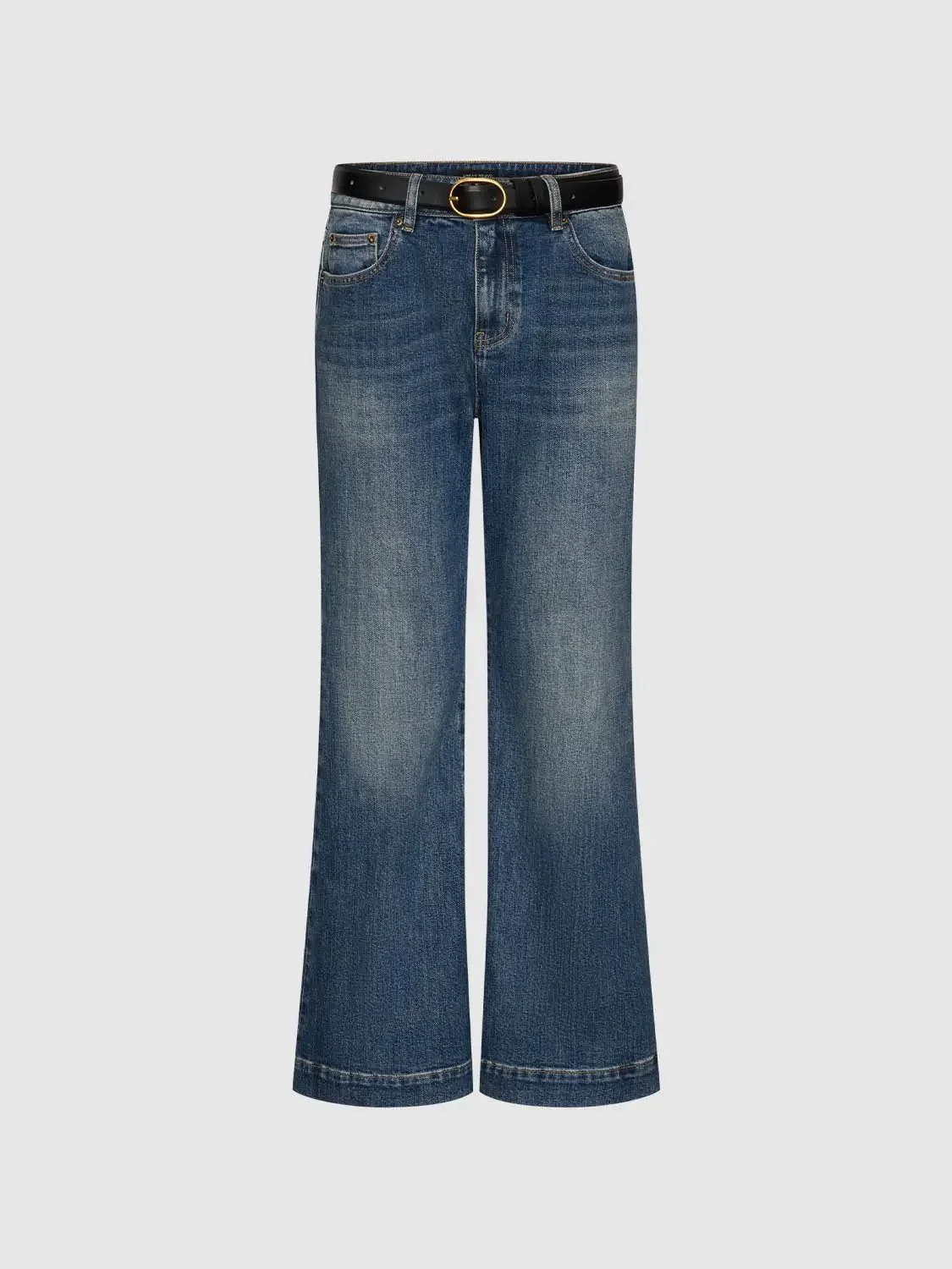 3318-belted-washed-flare-leg-jeans-2.webp Belted Washed Flare Leg Jeans