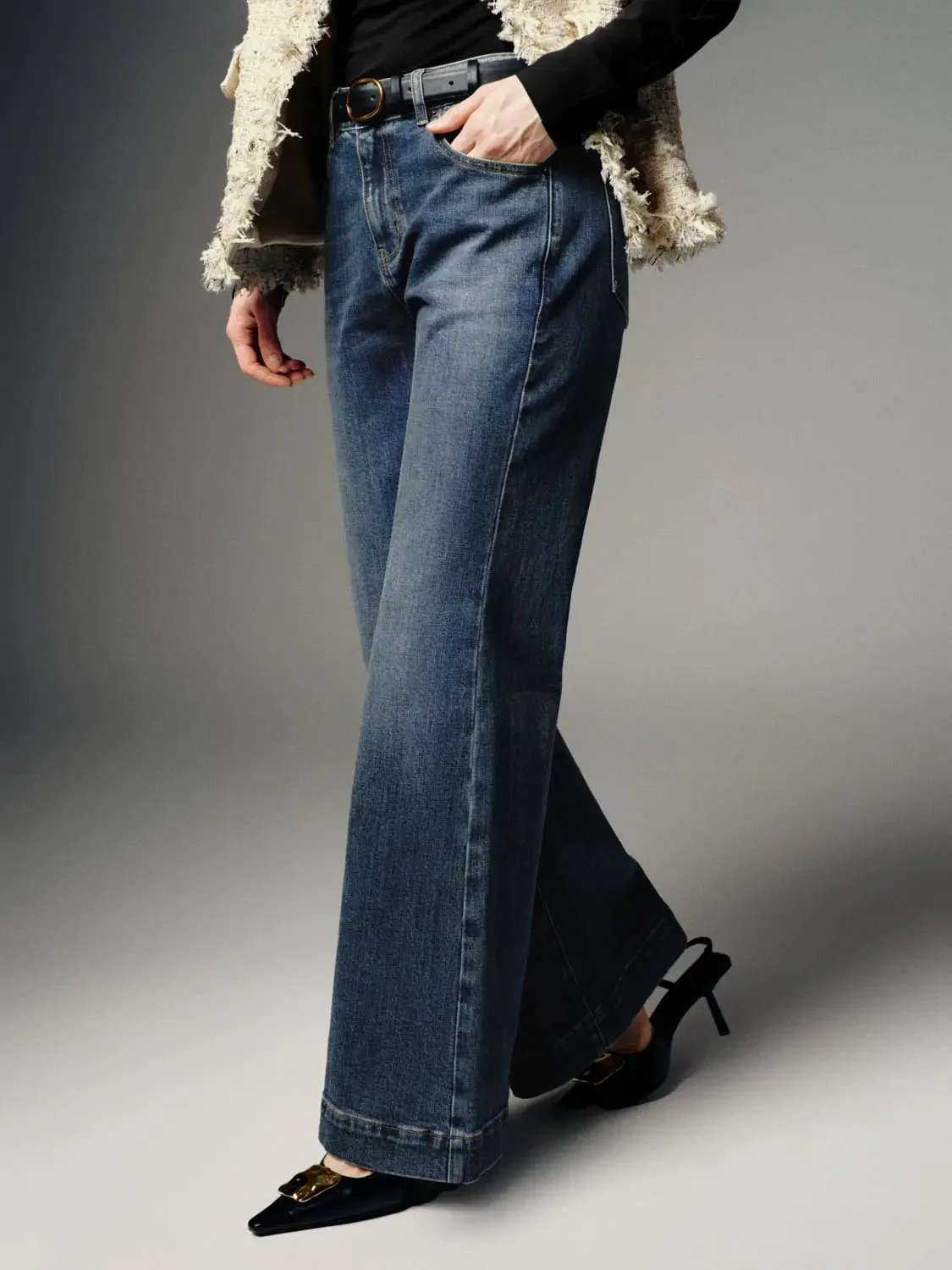 3318-belted-washed-flare-leg-jeans-3.webp Belted Washed Flare Leg Jeans