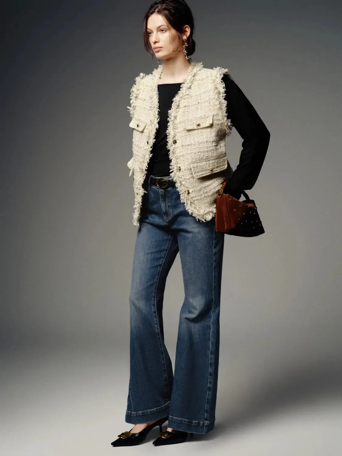 3318-belted-washed-flare-leg-jeans-7.webp Belted Washed Flare Leg Jeans