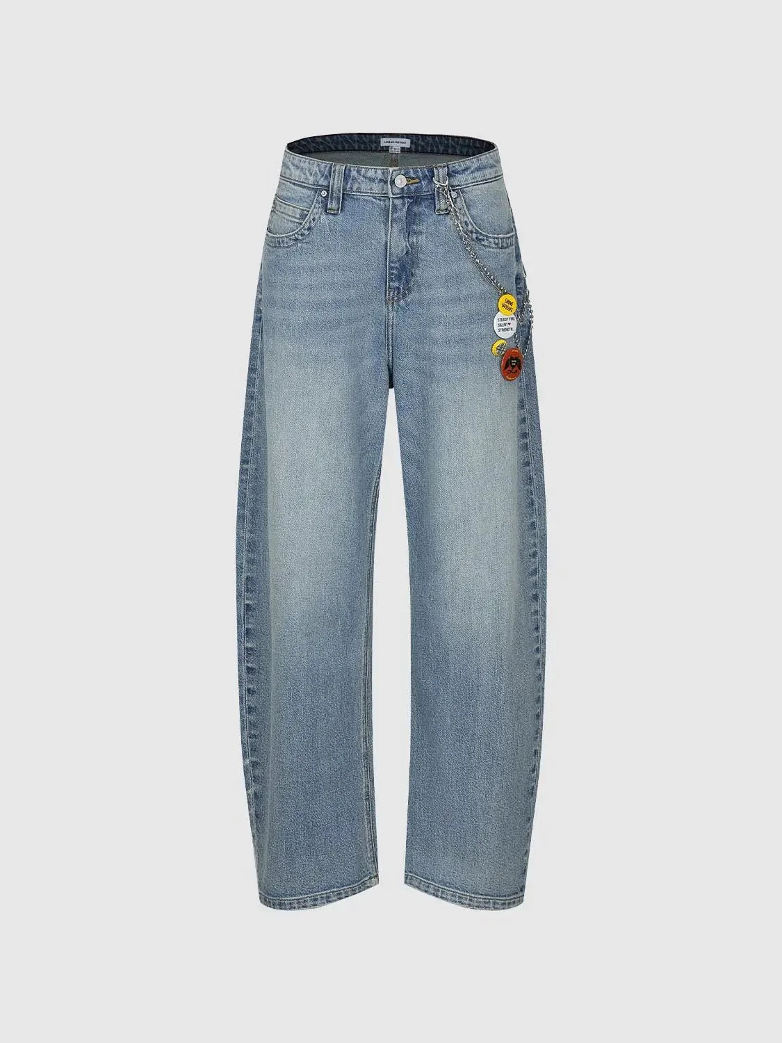 3416-chain-detail-barrel-leg-jeans-2.webp Chain Detail Barrel Leg Jeans