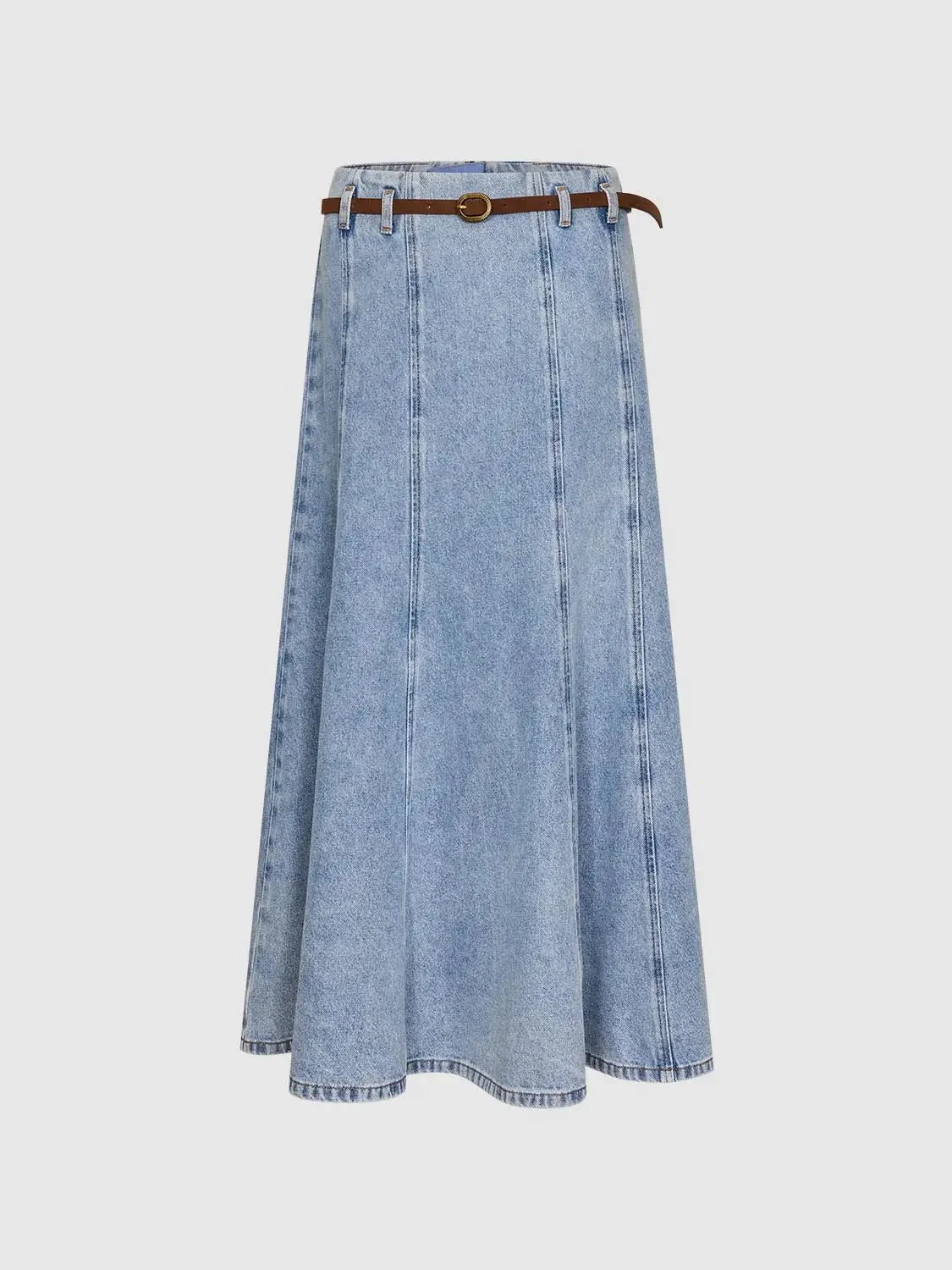 351-cotton-denim-belted-seamed-midi-a-line-skirt-2.webp Cotton Denim Belted Seamed Midi A Line Skirt