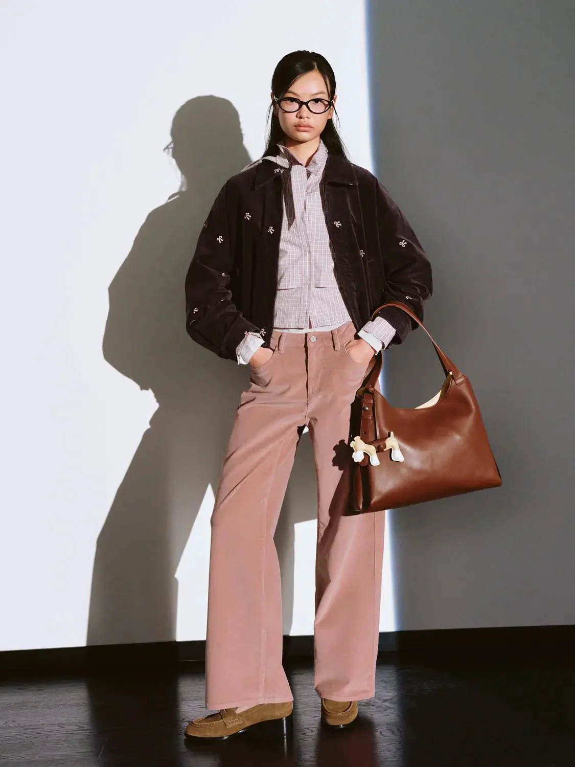 3512-collared-bow-detail-corduroy-bomber-jackets-4.webp Collared Bow Detail Corduroy Bomber Jackets