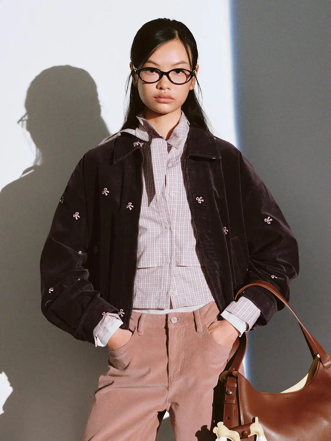 3512-collared-bow-detail-corduroy-bomber-jackets-9.webp Collared Bow Detail Corduroy Bomber Jackets