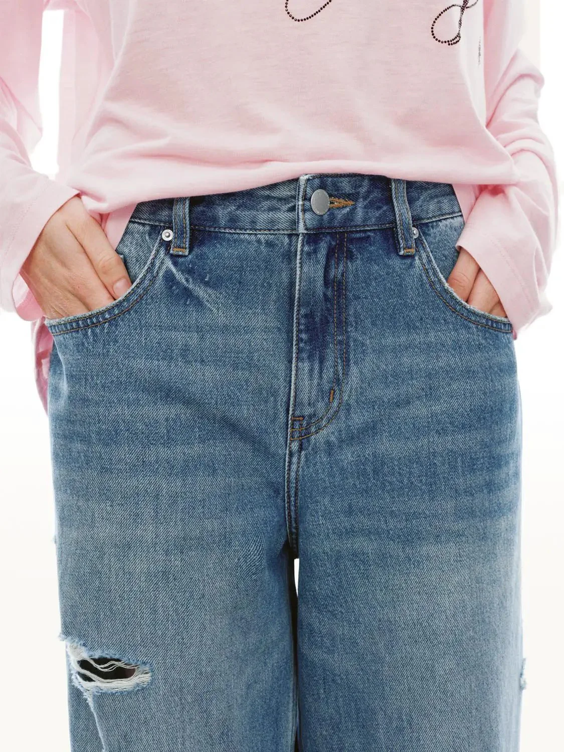 3557-lace-trim-raw-detail-wide-leg-jeans-5.webp Lace Trim Raw Detail Wide Leg Jeans