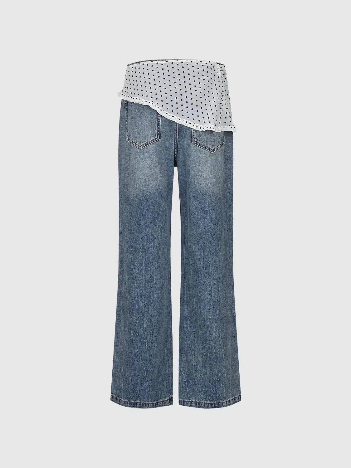 3680-polka-dot-shirt-extender-overlay-wide-leg-jeans-2.webp Polka Dot Shirt Extender Overlay Wide Leg Jeans