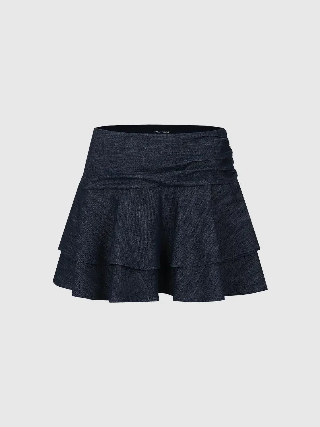 3758-tiered-denim-mini-skirts-2.webp Tiered Denim Mini Skirts