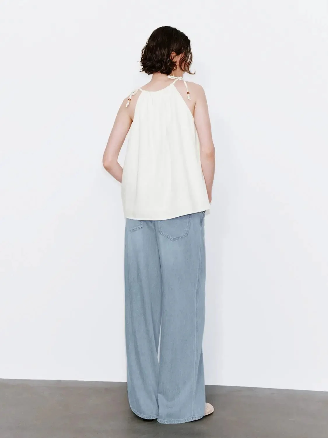 3804-drawstring-strappy-sleeveless-denim-shirts-6.webp Drawstring Strappy Sleeveless Denim Shirts