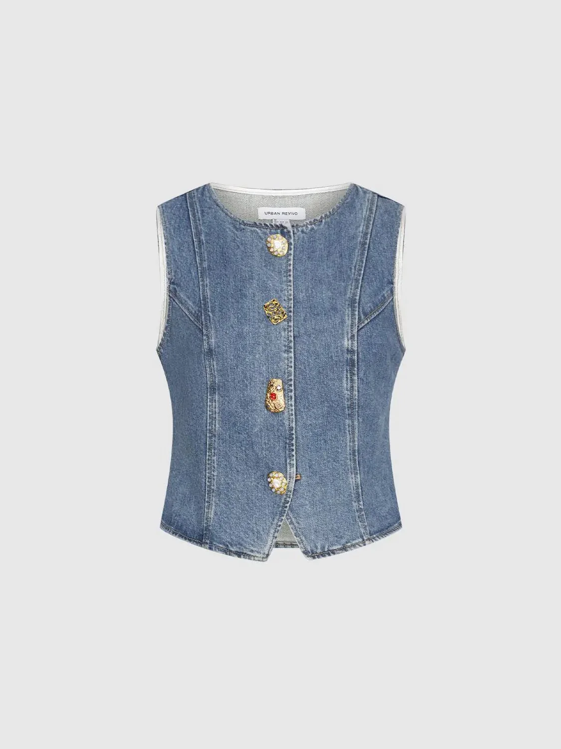 3830-button-up-seamed-sleeveless-denim-shirts-1.webp Button Up Seamed Sleeveless Denim Shirts