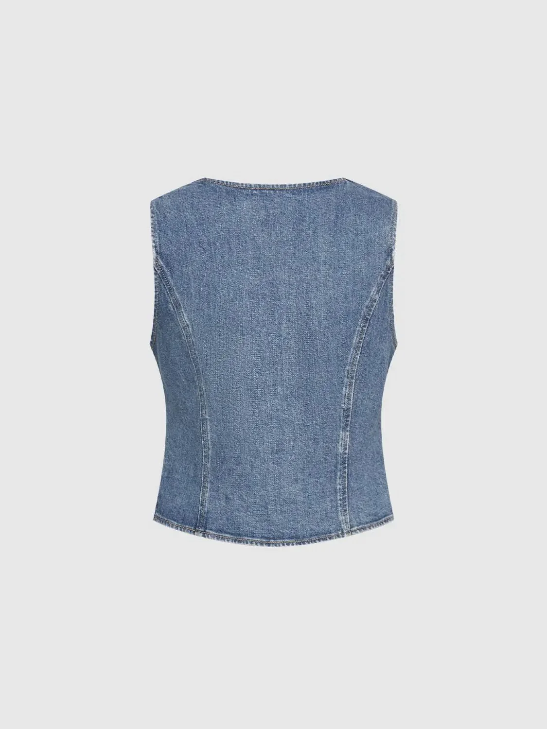 3830-button-up-seamed-sleeveless-denim-shirts-2.webp Button Up Seamed Sleeveless Denim Shirts