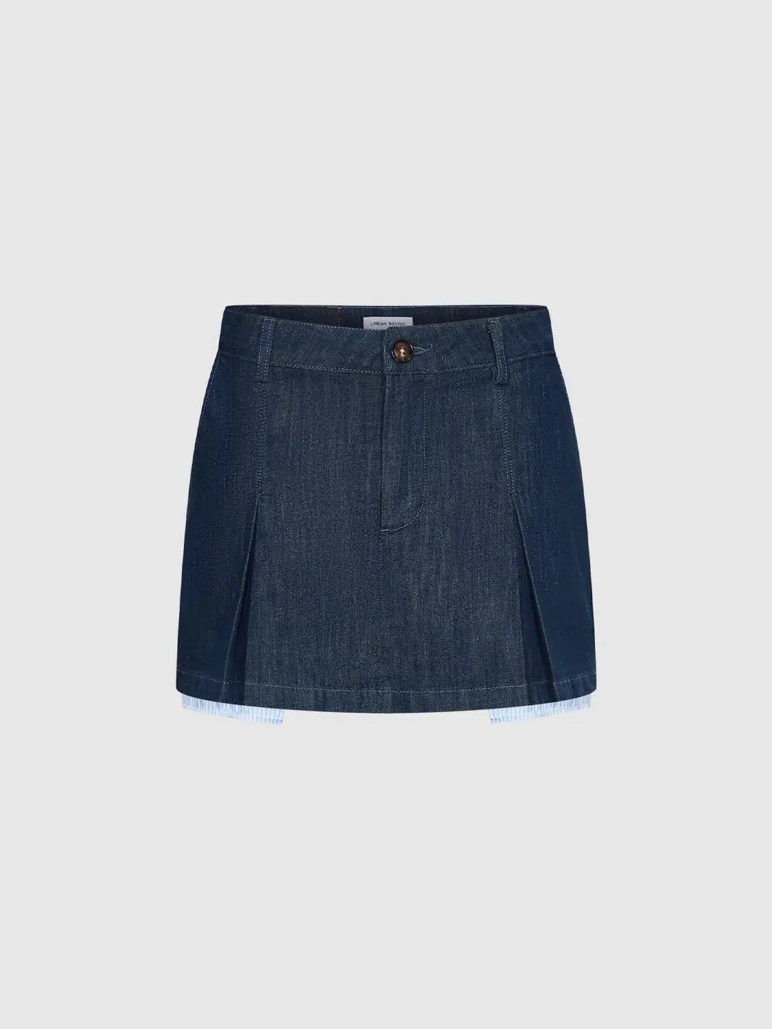 3881-pleated-denim-mini-skirts-2.webp Pleated Denim Mini Skirts