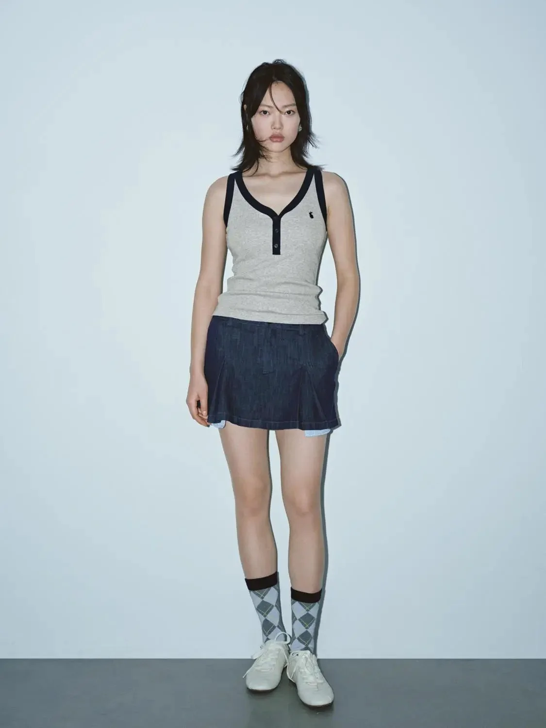 3881-pleated-denim-mini-skirts-7.webp Pleated Denim Mini Skirts