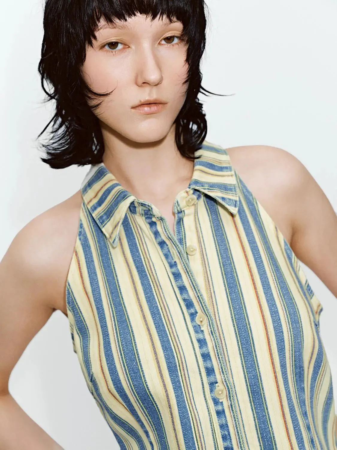 389-contrast-striped-sleeveless-denim-shirts-3.webp Contrast Striped Sleeveless Denim Shirts
