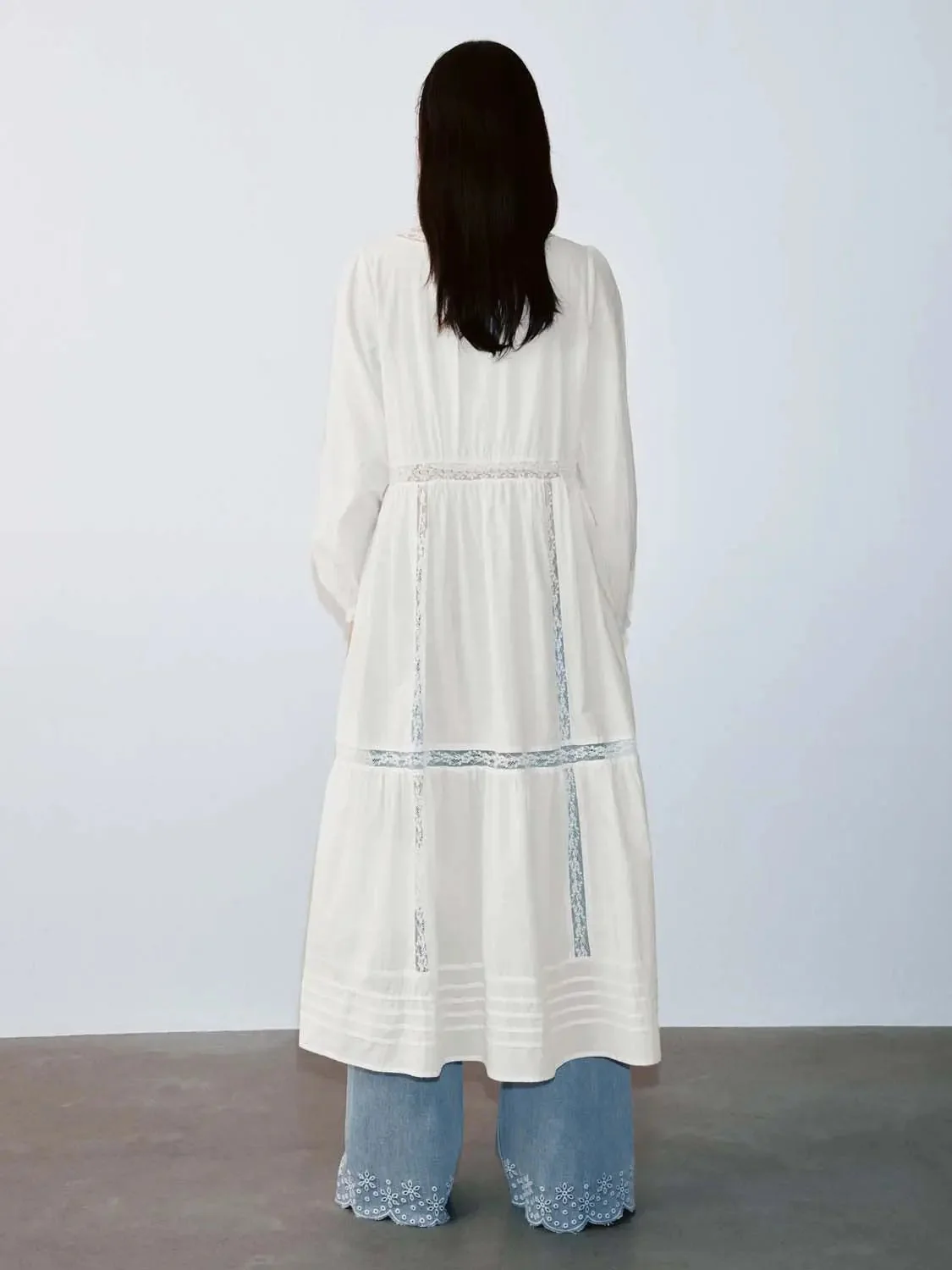 3895-lace-trim-wide-leg-jeans-6.webp Lace Trim Wide Leg Jeans