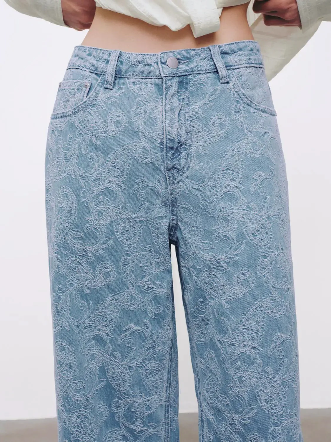 3956-lace-detail-wide-leg-jeans-5.webp Lace Detail Wide Leg Jeans