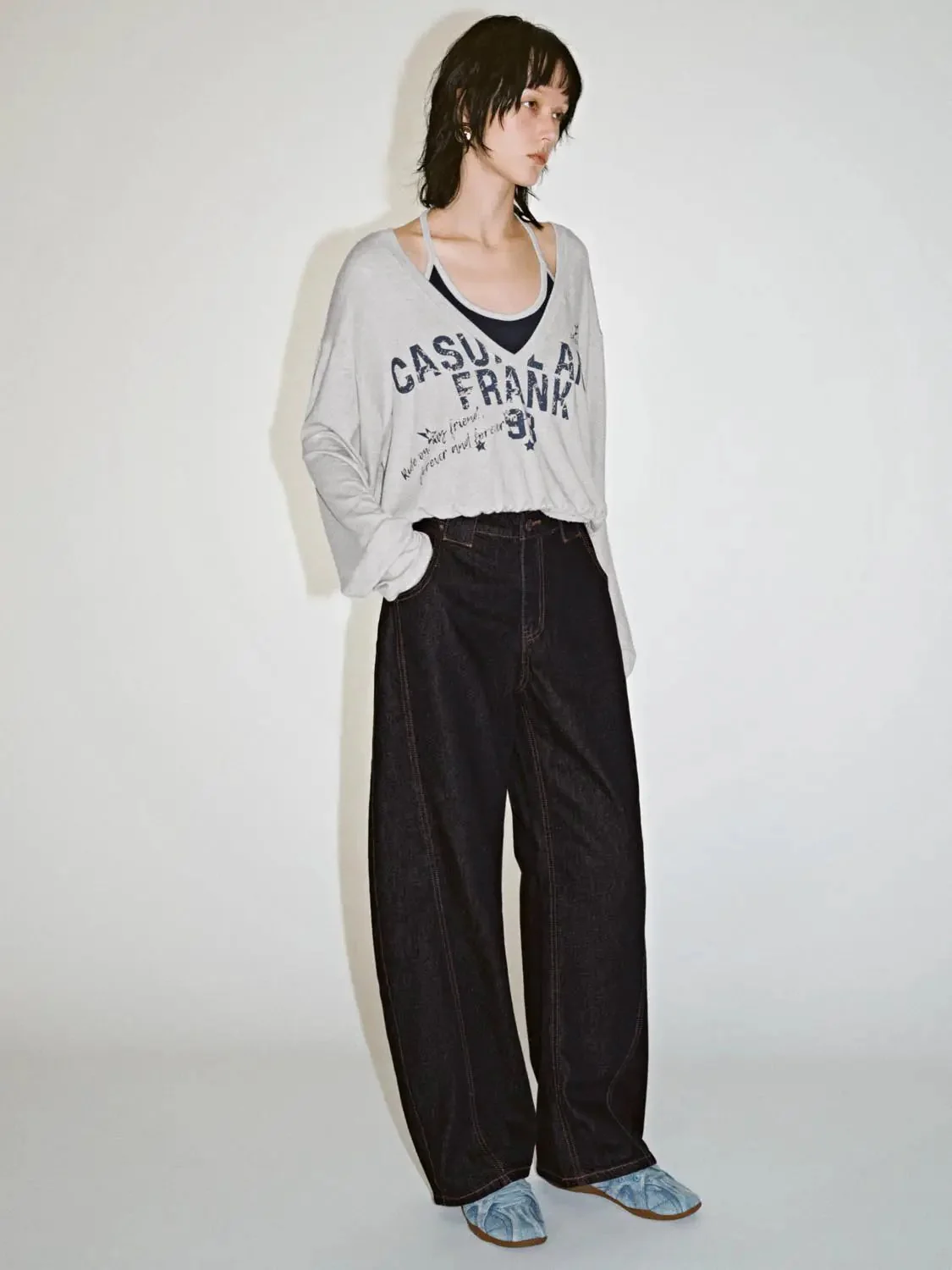 402-cotton-wide-leg-relaxed-barrel-leg-jeans-5.webp Cotton Wide Leg Relaxed Barrel Leg Jeans