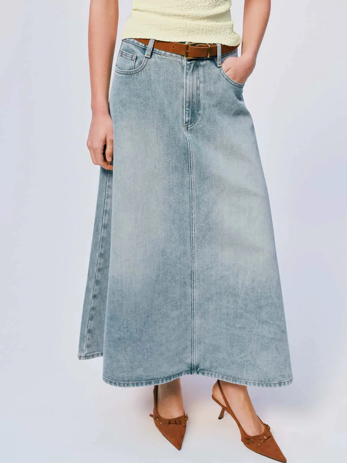 4059-blue-s-blue-s-variation-1.webp Belted Cotton Denim Midi Skirt