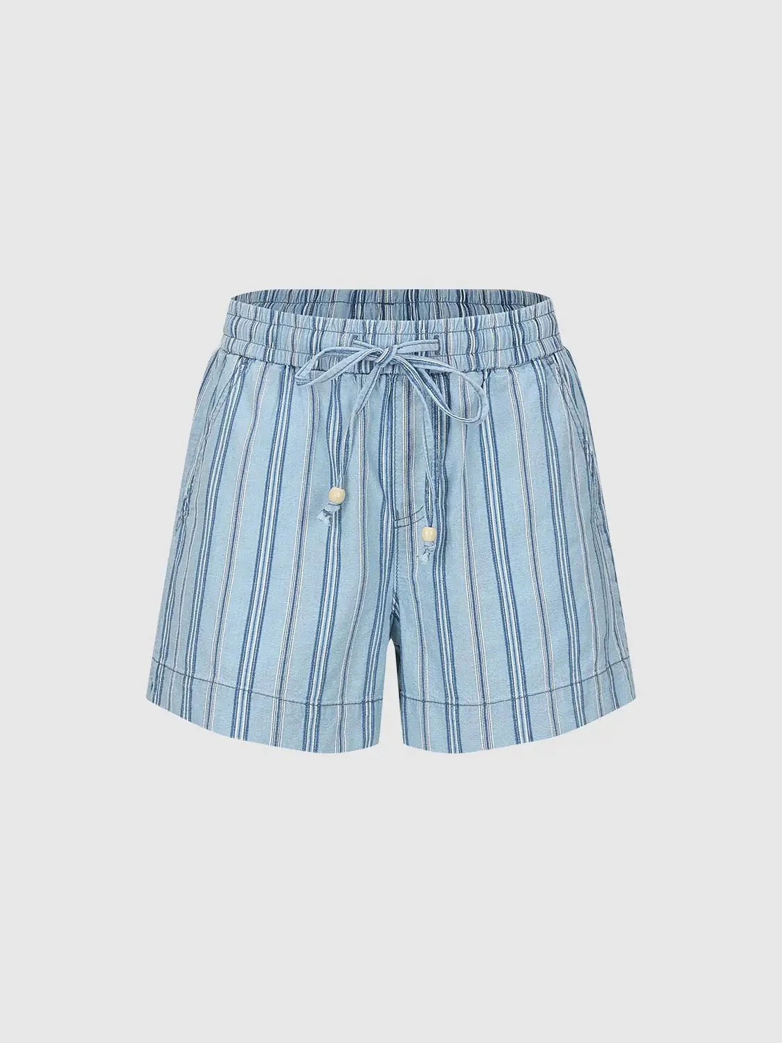 4162-drawstring-pull-on-striped-shorts-2.webp Drawstring Pull On Striped Shorts