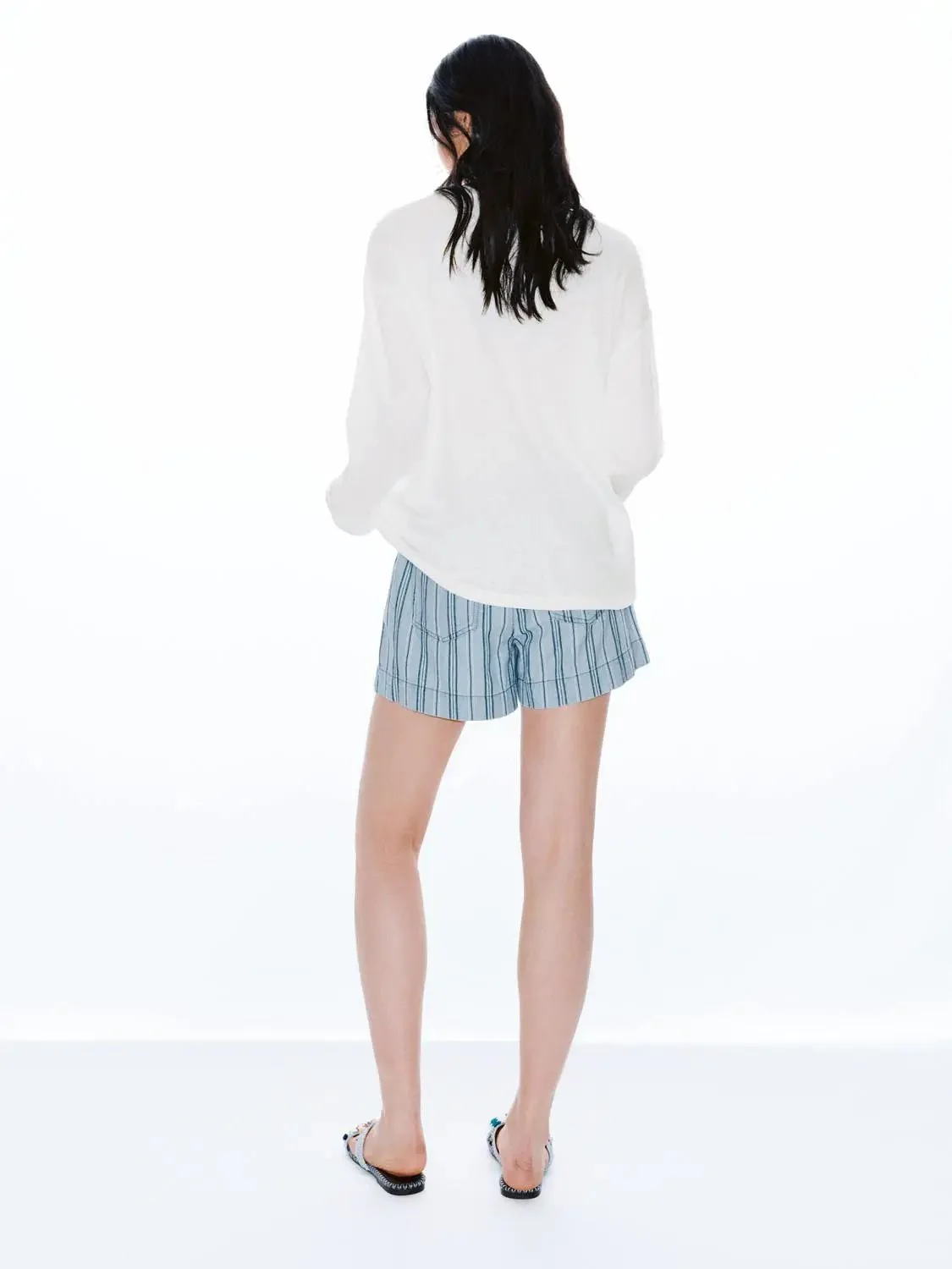 4162-drawstring-pull-on-striped-shorts-7.webp Drawstring Pull On Striped Shorts