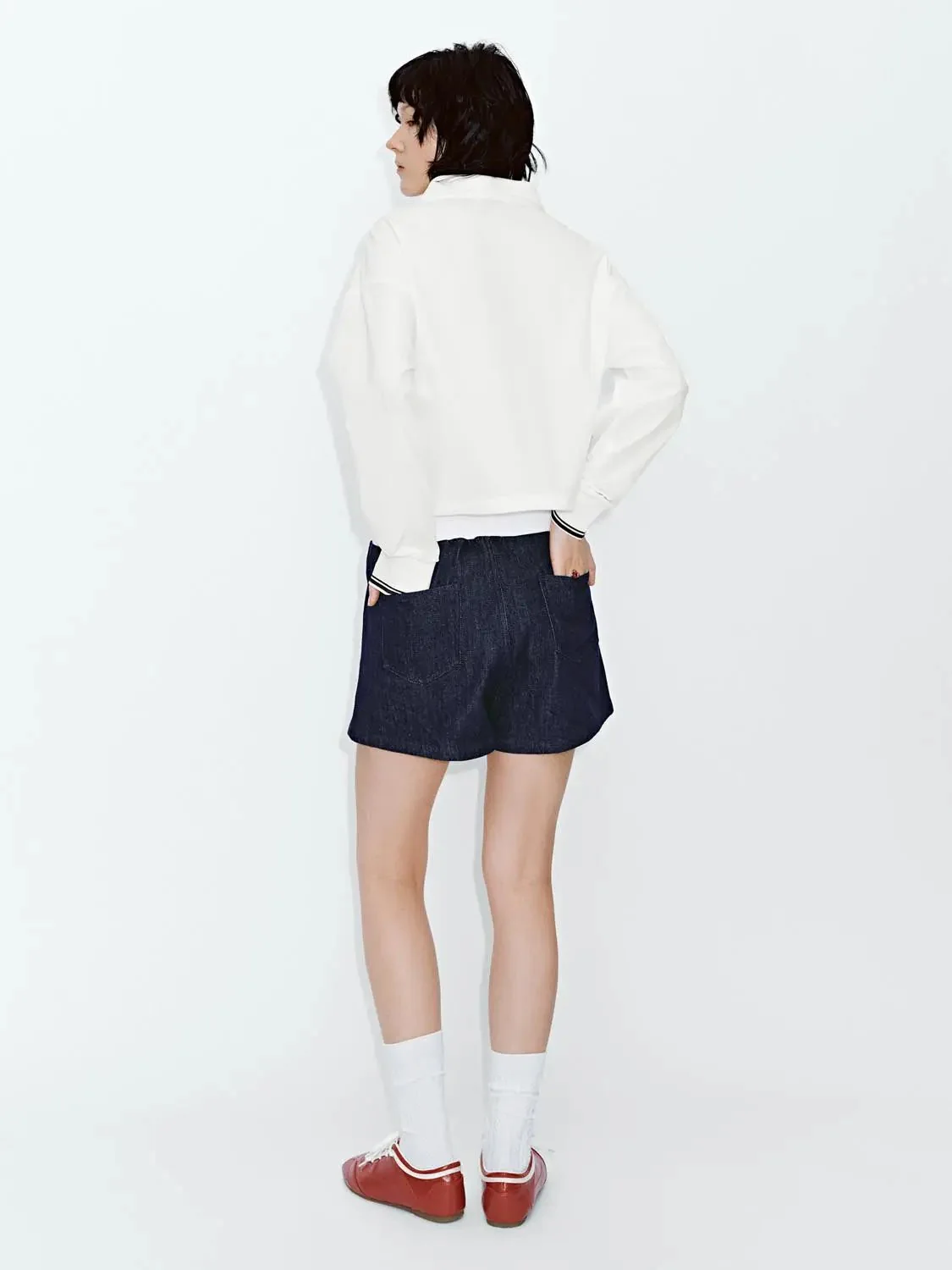 4258-contrast-trim-drawstring-denim-shorts-4.webp Contrast Trim Drawstring Denim Shorts