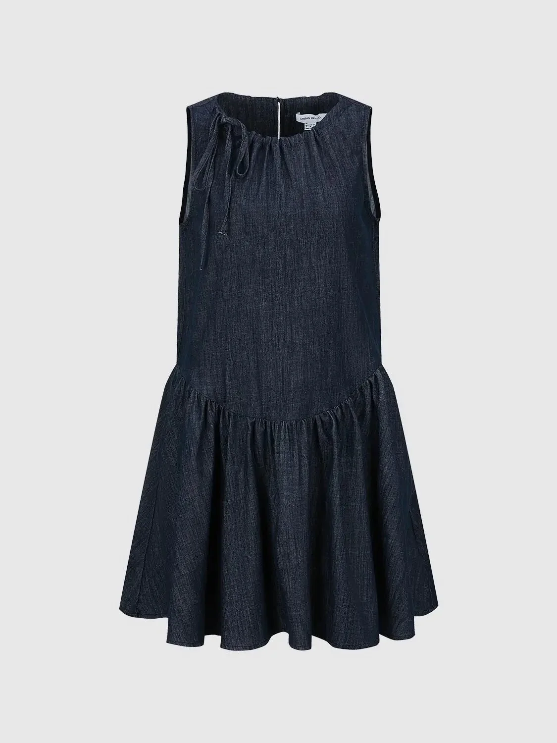 4271-drawstring-sleeveless-denim-midi-dresses-7.webp Drawstring Sleeveless Denim Midi Dresses