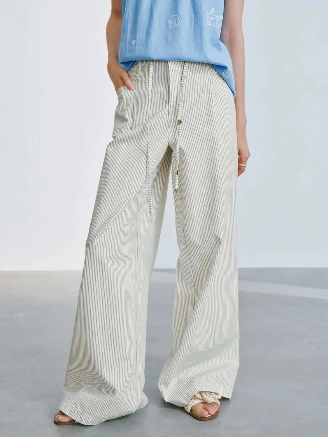 4305-drawstring-striped-wide-leg-jeans-9.webp Drawstring Striped Wide Leg Jeans