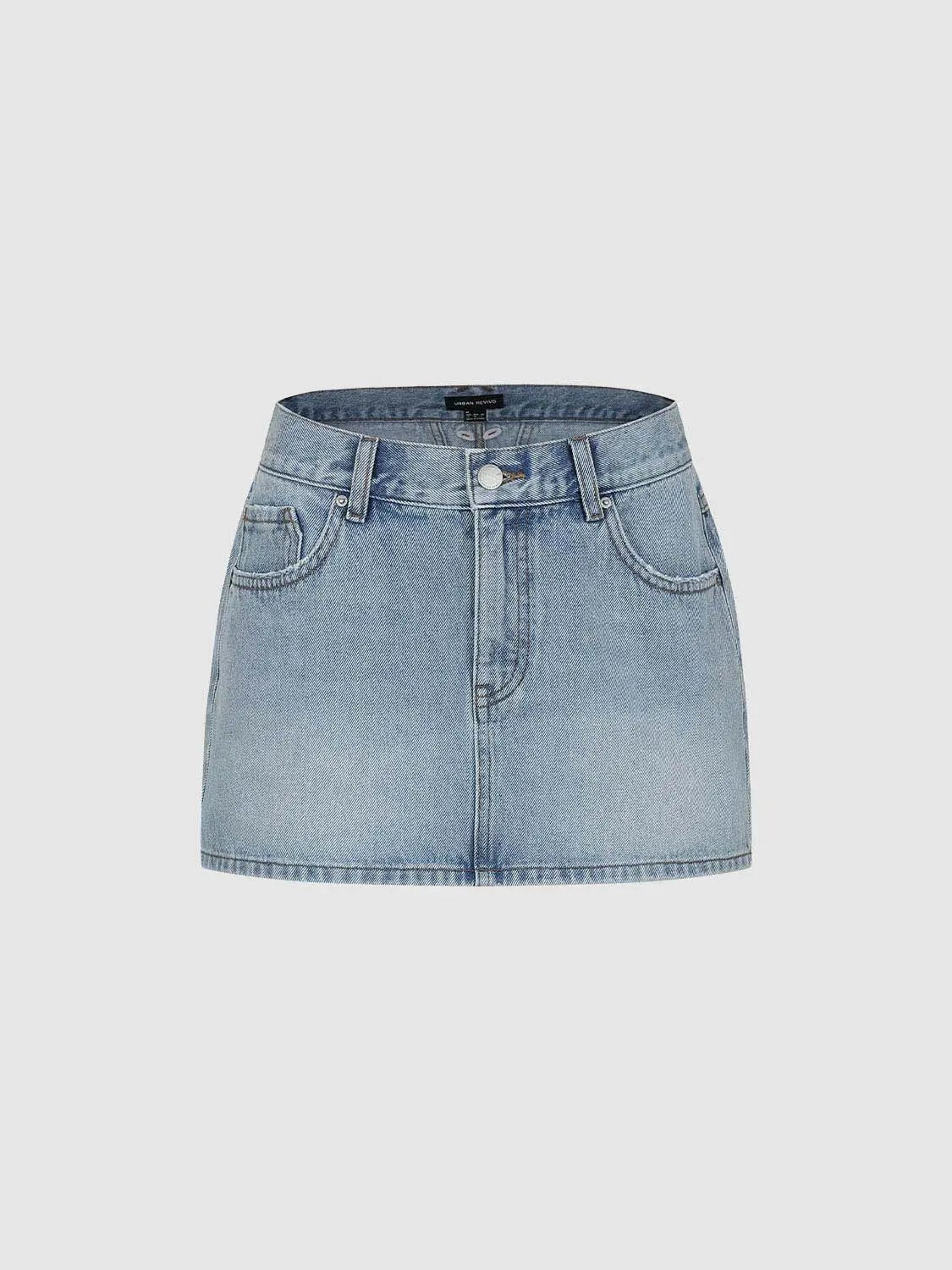Denim Mini Skirts