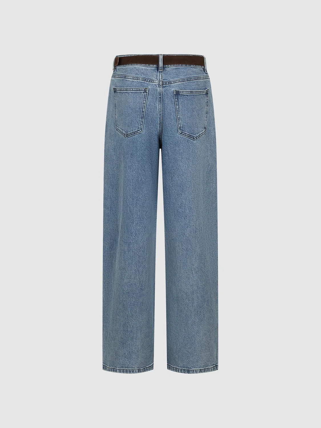 4412-belted-straight-leg-jeans-2.webp Belted Straight Leg Jeans