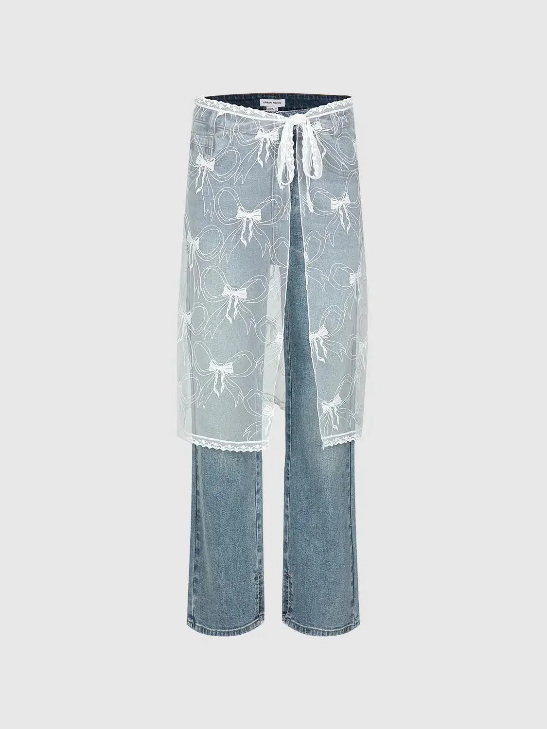 4452-lace-shawl-detail-straight-leg-cotton-blend-jeans-2.webp Lace Shawl Detail Straight Leg Cotton Blend Jeans