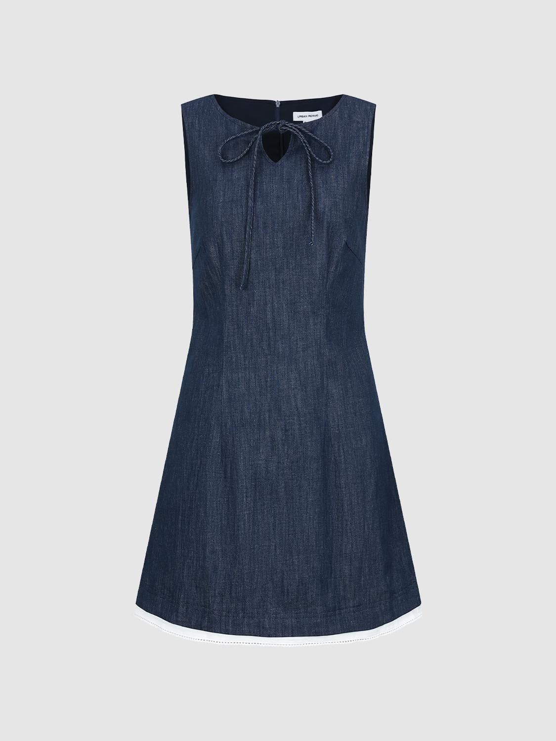 4500-tie-detail-sleeveless-denim-mini-dresses-7.jpg Tie Detail Sleeveless Denim Mini Dresses