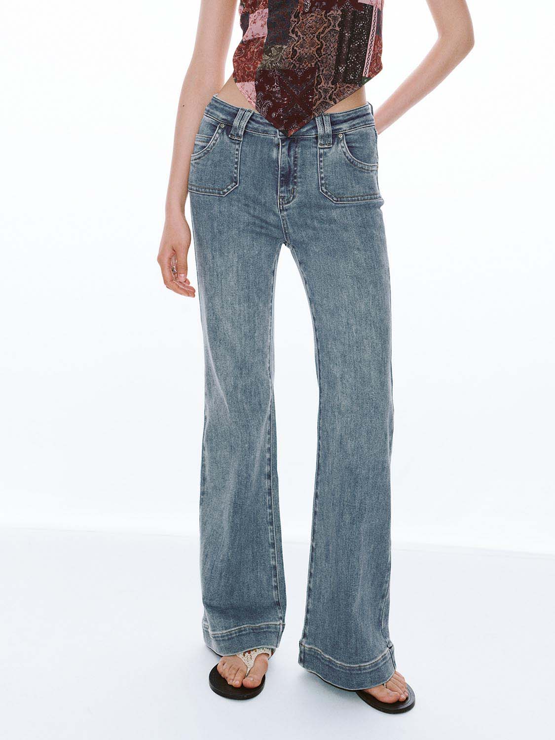 4520-flare-leg-jeans-1.jpg Flare Leg Jeans