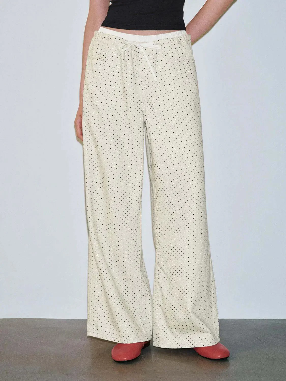 4541-drawstring-pull-on-polka-dotted-wide-leg-jeans-9.webp Drawstring Pull On Polka Dotted Wide Leg Jeans