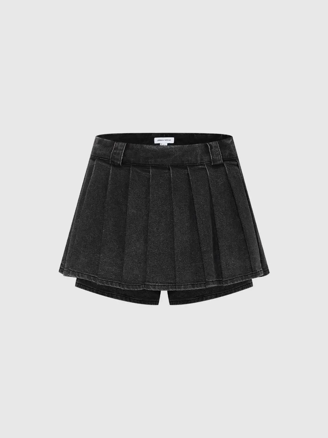 4650-pleated-cotton-denim-mini-skirt-2.webp Pleated Cotton Denim Mini Skirt