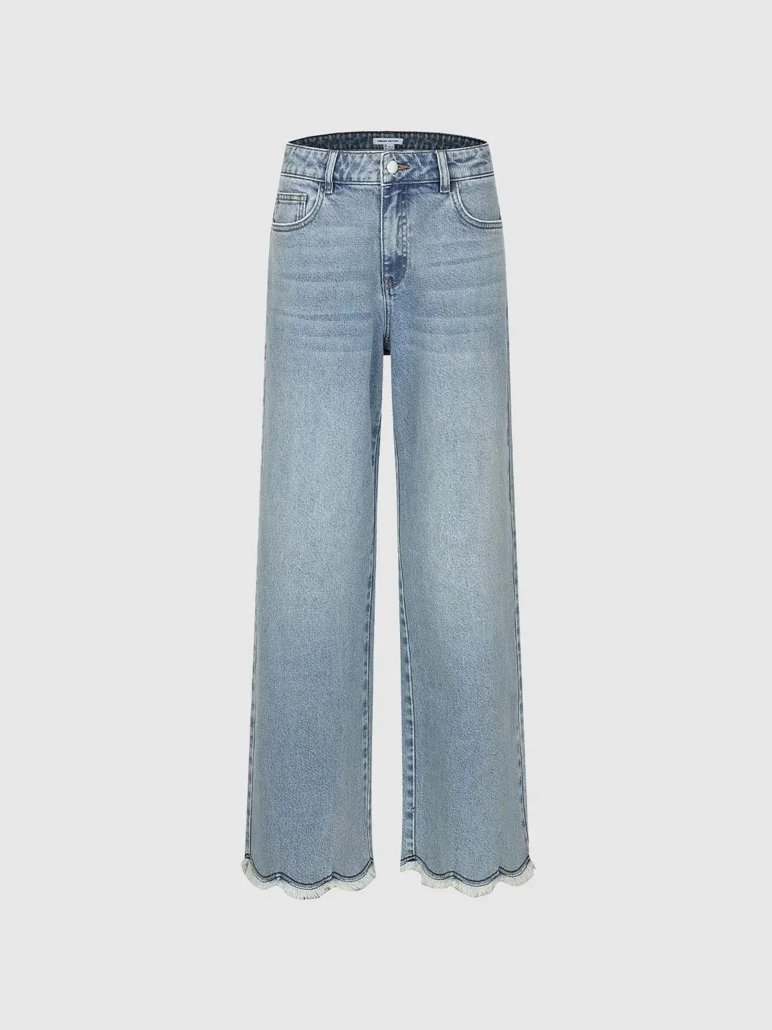 4670-cotton-wide-leg-raw-hem-high-rise-distressed-jeans-2.webp Cotton Wide Leg Raw Hem High Rise Distressed Jeans