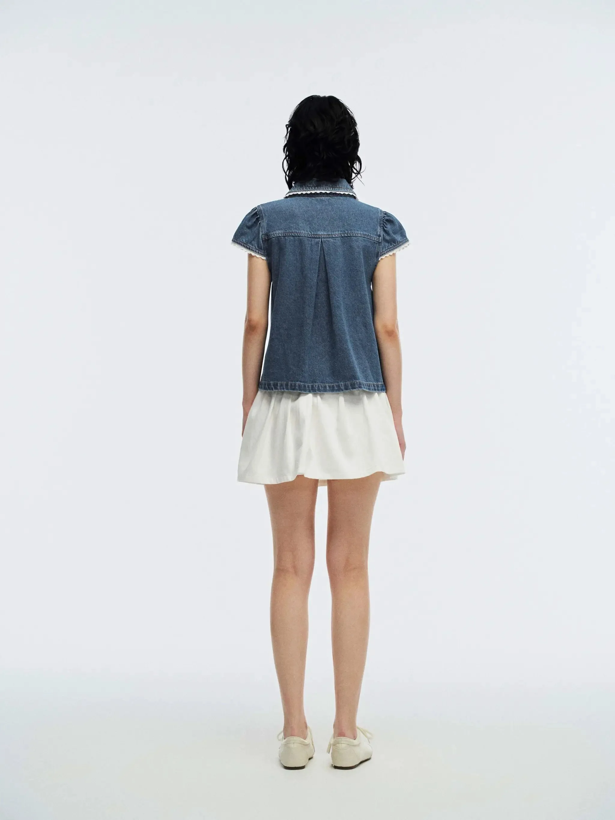 4690-cotton-cap-sleeve-ruffle-trim-shirt-6.webp Cotton Cap Sleeve Ruffle Trim Shirt