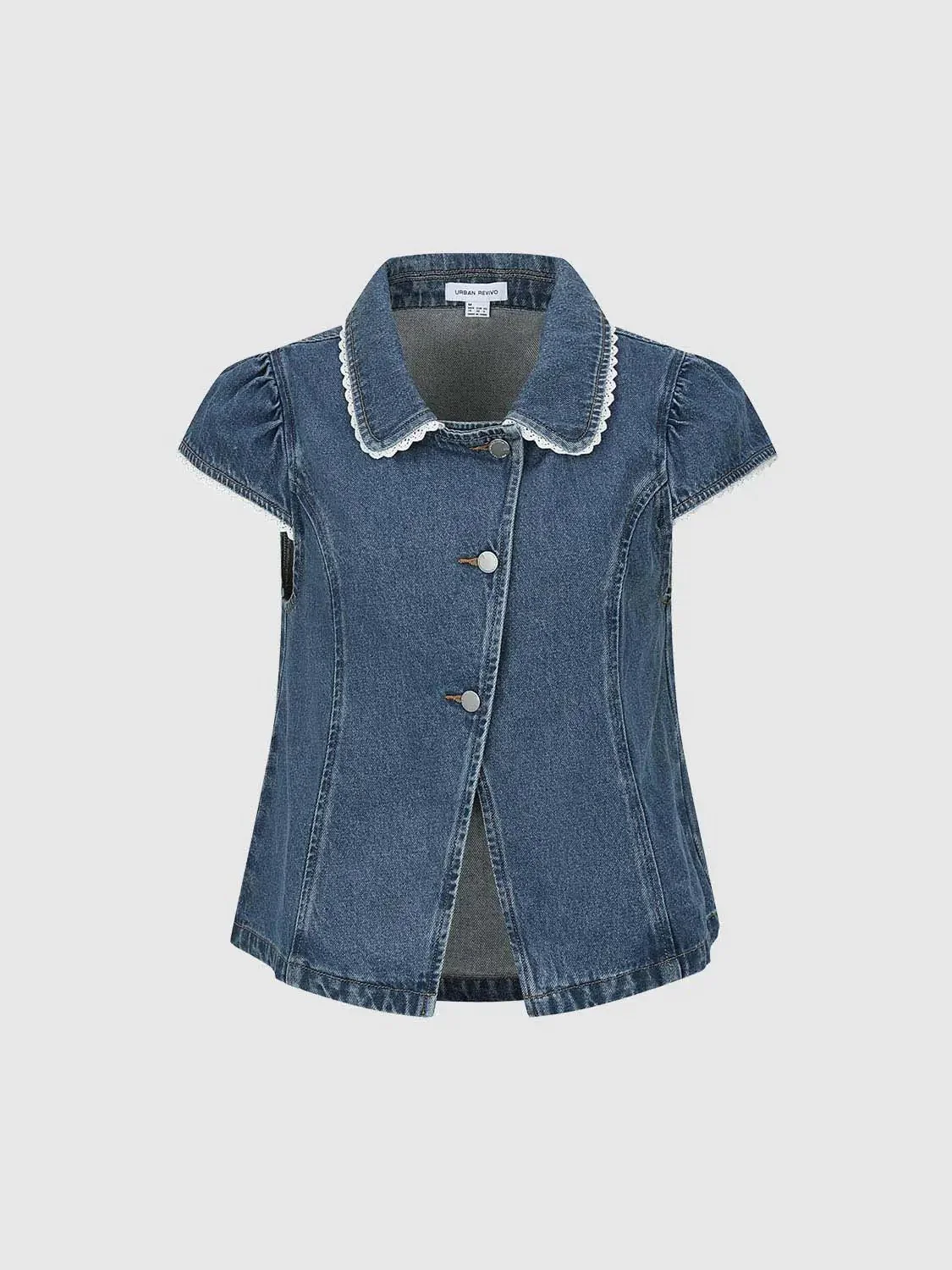 4690-cotton-cap-sleeve-ruffle-trim-shirt-7.webp Cotton Cap Sleeve Ruffle Trim Shirt