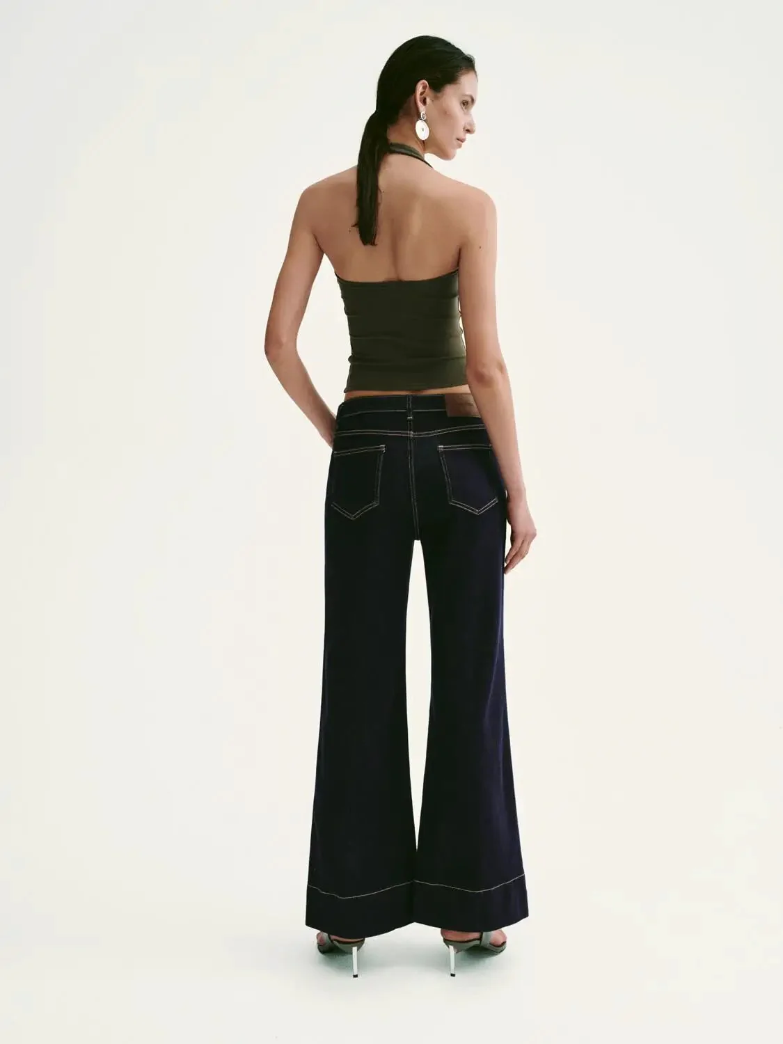 4759-cotton-blend-patch-pocket-stitch-detail-flare-jeans-4.webp Cotton Blend Patch Pocket Stitch Detail Flare Jeans