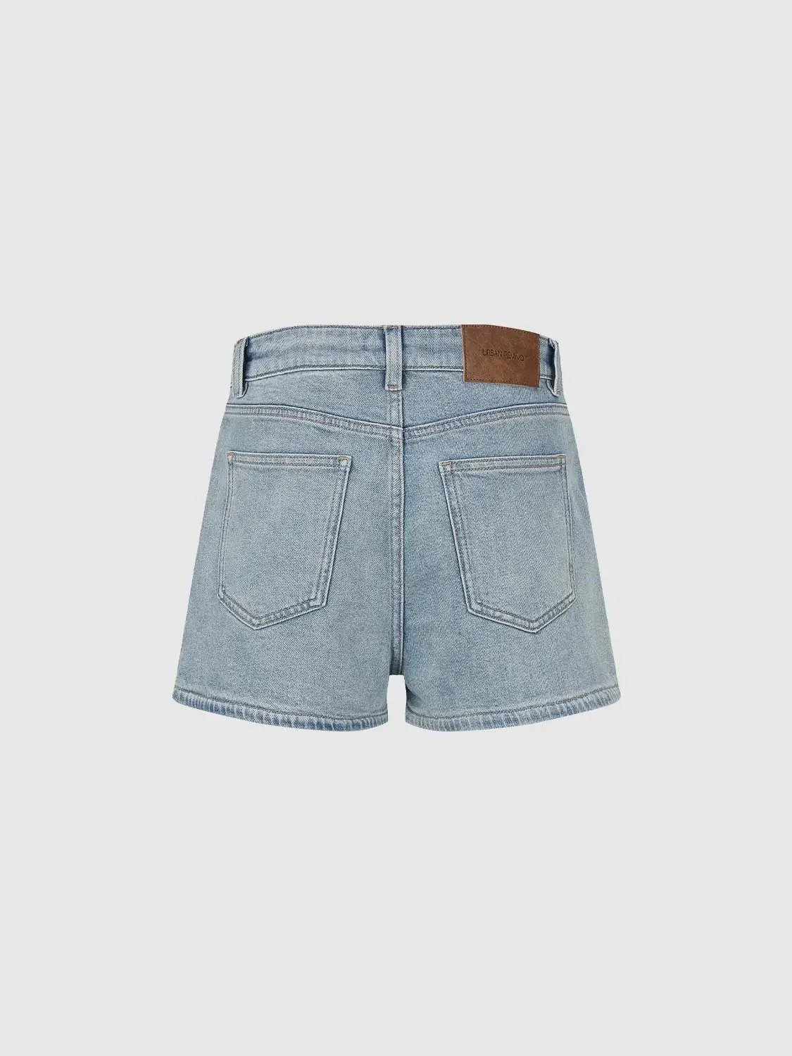 4772-cotton-denim-high-rise-shorts-2.webp Cotton Denim High Rise Shorts