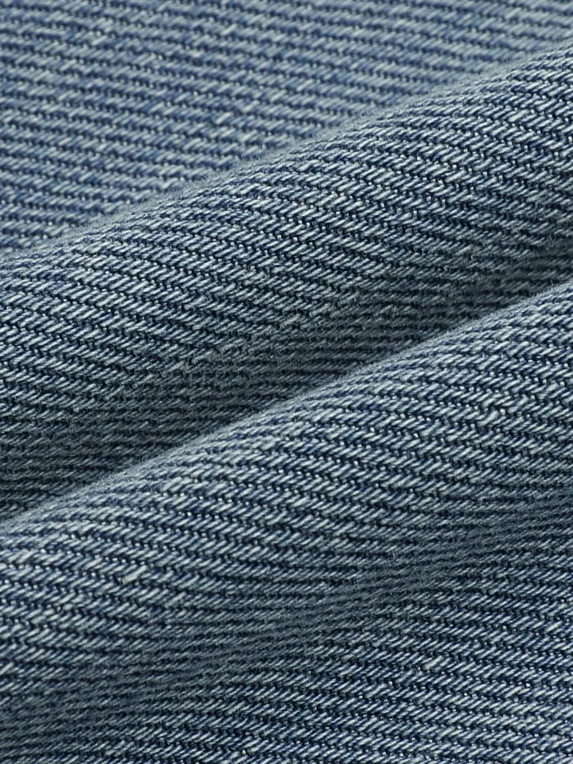 Viscose Cotton Blend Patch Pocket Wide Leg Jeans