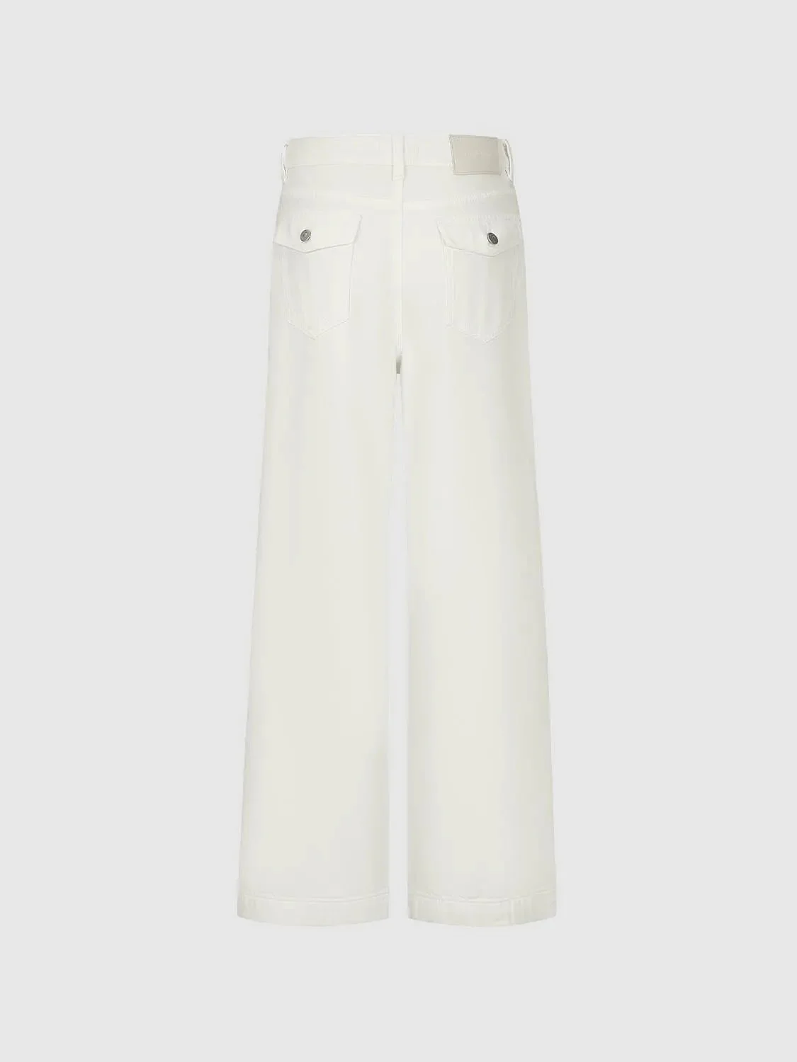 4844-cream-cotton-viscose-relaxed-wide-leg-jeans-2.webp Cream Cotton Viscose Relaxed Wide Leg Jeans