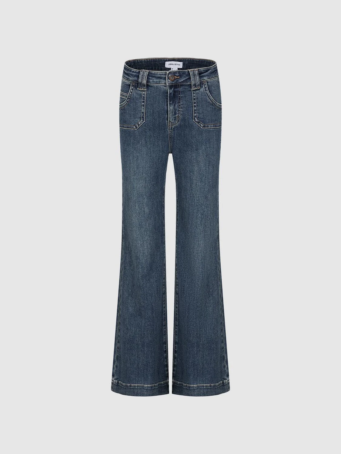 4851-cotton-blend-flare-with-subtle-stretch-jeans-2.webp Cotton Blend Flare With Subtle Stretch Jeans