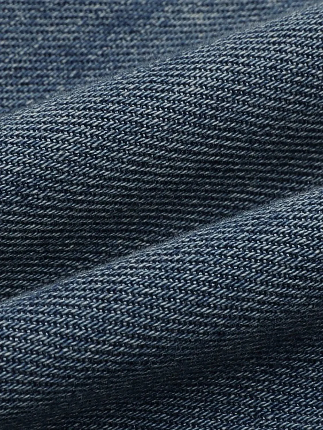 Patch Pocket Stitch Detail Flare Leg Jeans Denim