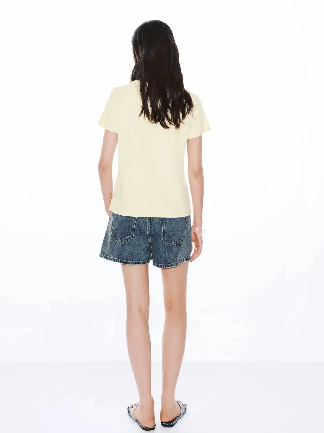 4906-side-slit-denim-mini-skorts-with-light-stretch-3.webp Side Slit Denim Mini Skorts With Light Stretch