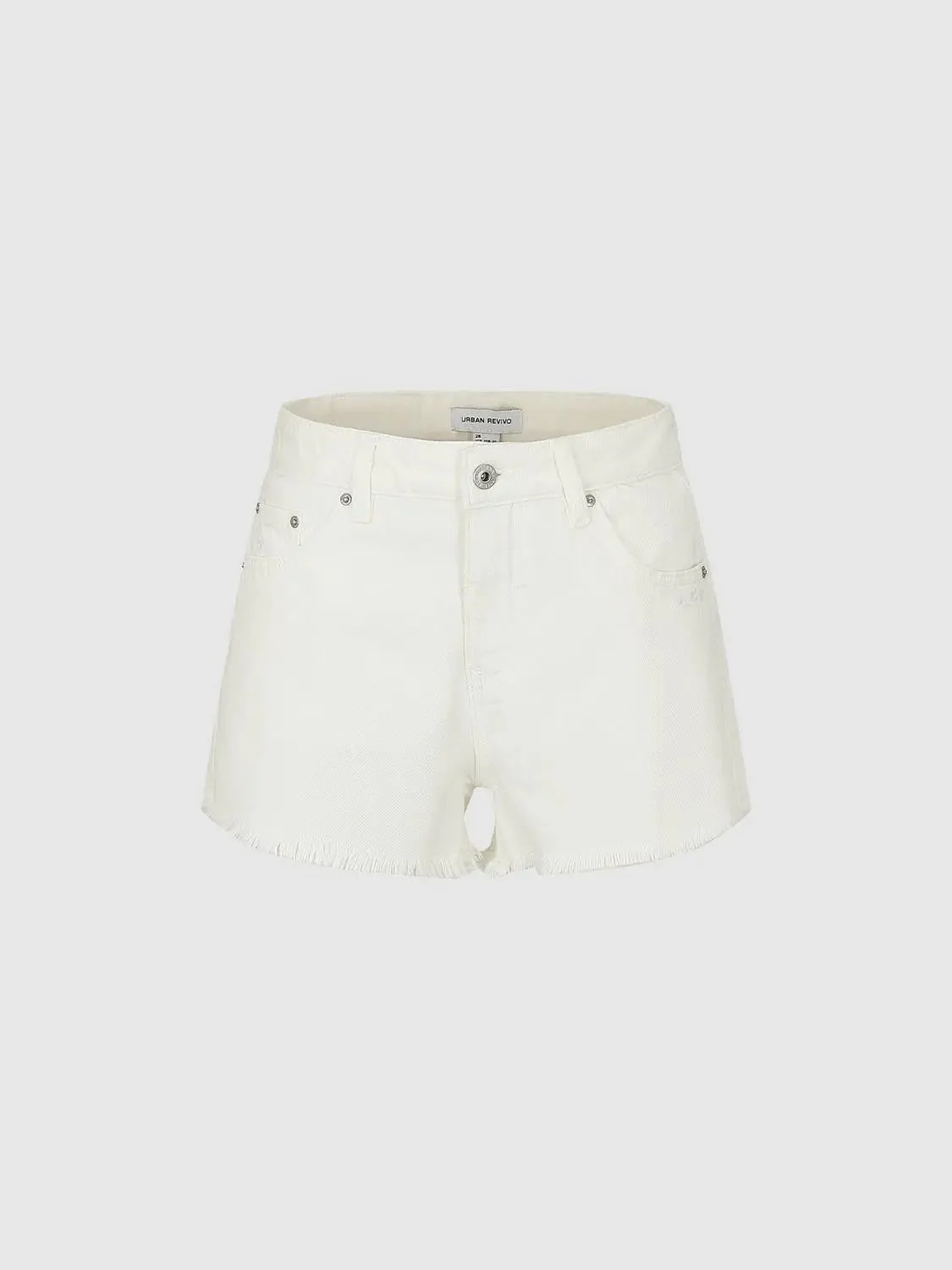 4927-raw-hem-denim-shorts-with-slight-stretch-for-comfortable-fit-2.webp Raw Hem Denim Shorts With Slight Stretch For Comfortable Fit