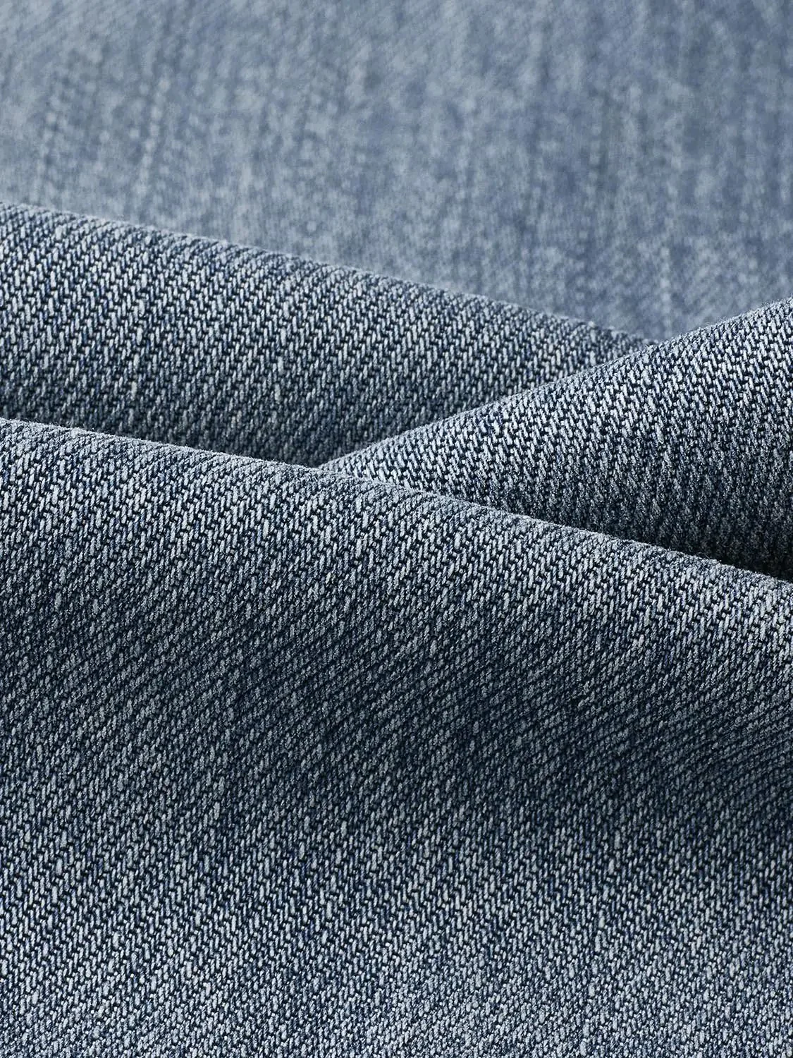 String Belt Wide Leg Jeans With Slight Stretch Medium Thickness
