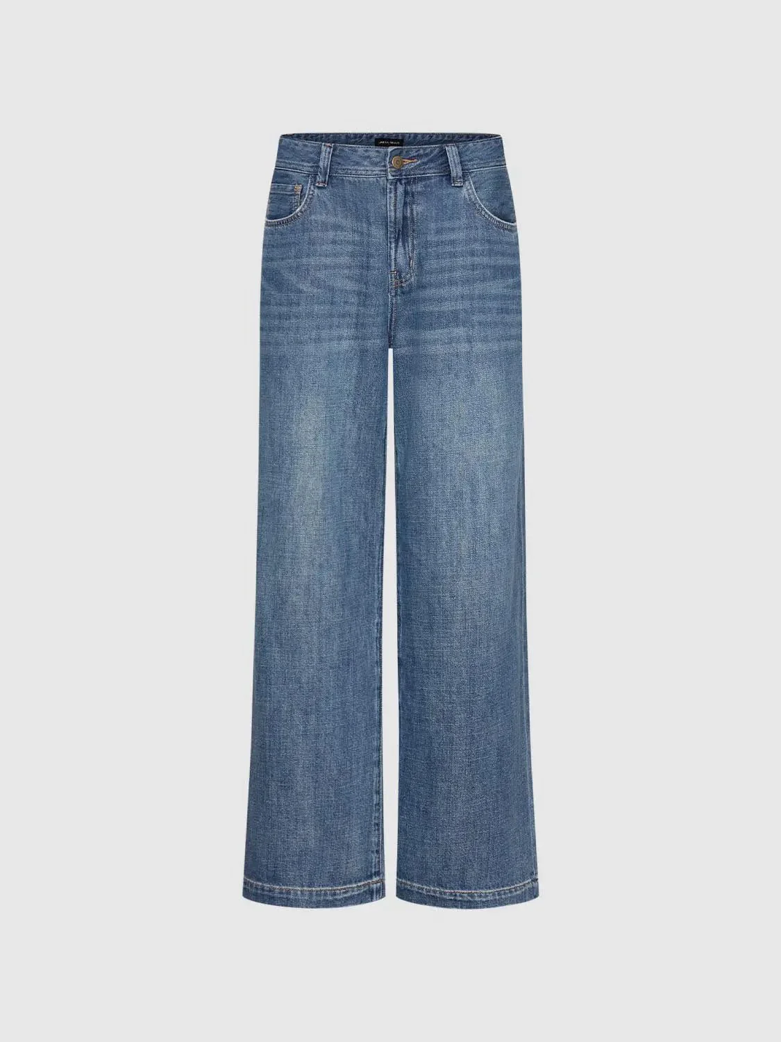 5069-washed-denim-wide-leg-with-classic-silhouette-jeans-2.webp Washed Denim Wide Leg With Classic Silhouette Jeans