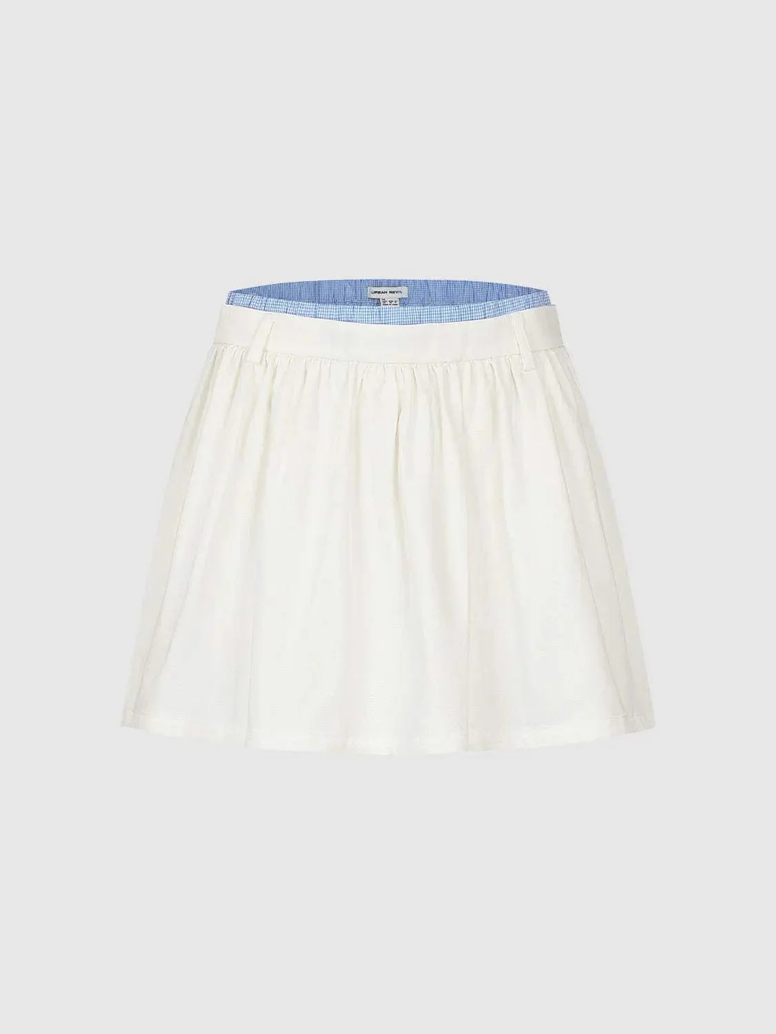 5096-cream-denim-mini-with-contrast-trim-skirts-2.webp Cream Denim Mini With Contrast Trim Skirts