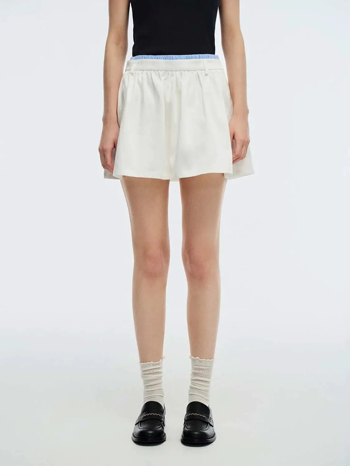 5096-cream-denim-mini-with-contrast-trim-skirts-9.webp Cream Denim Mini With Contrast Trim Skirts