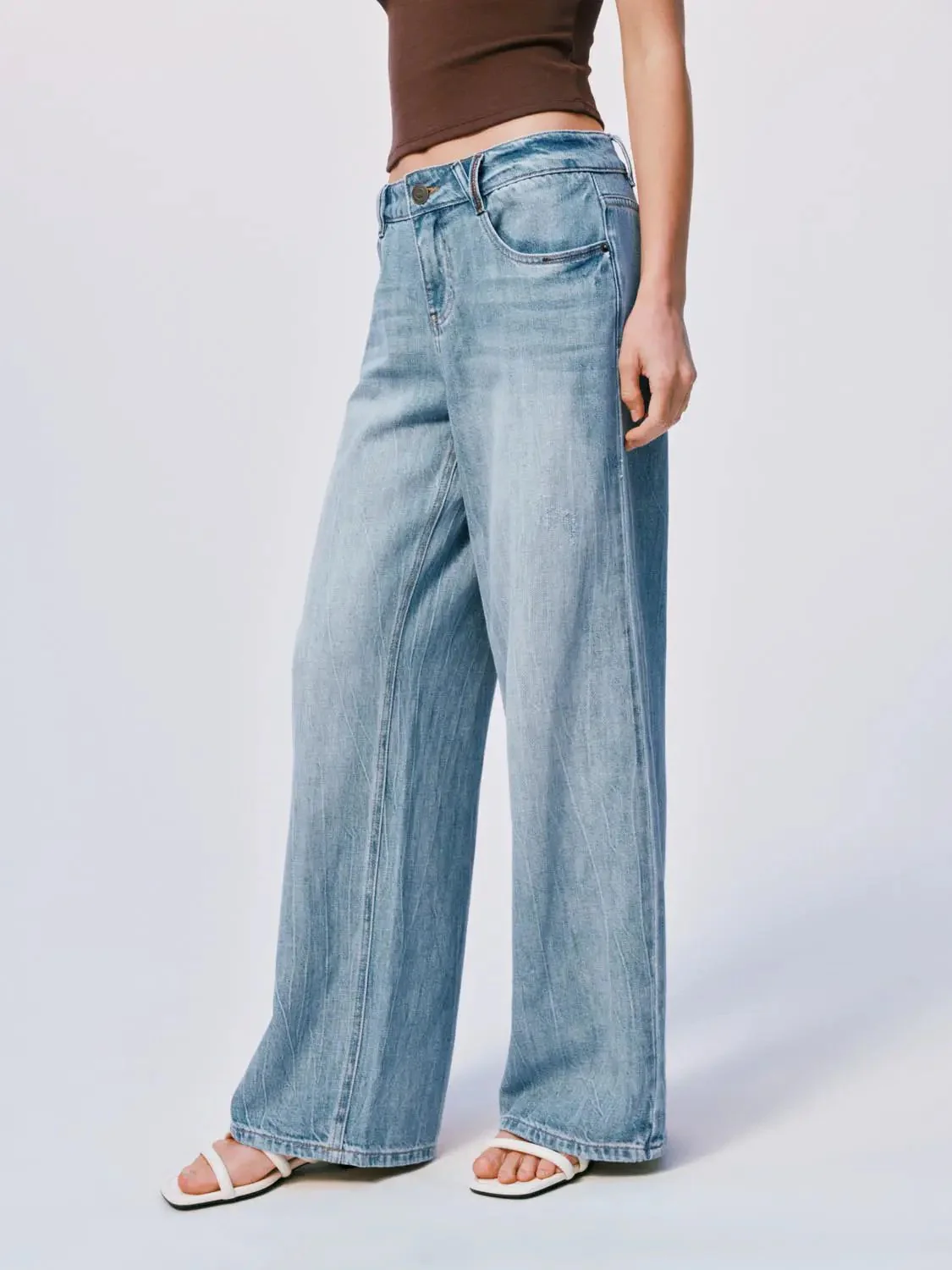 5265-cotton-lyocell-denim-wide-leg-jeans-5.webp Cotton Lyocell Denim Wide Leg Jeans