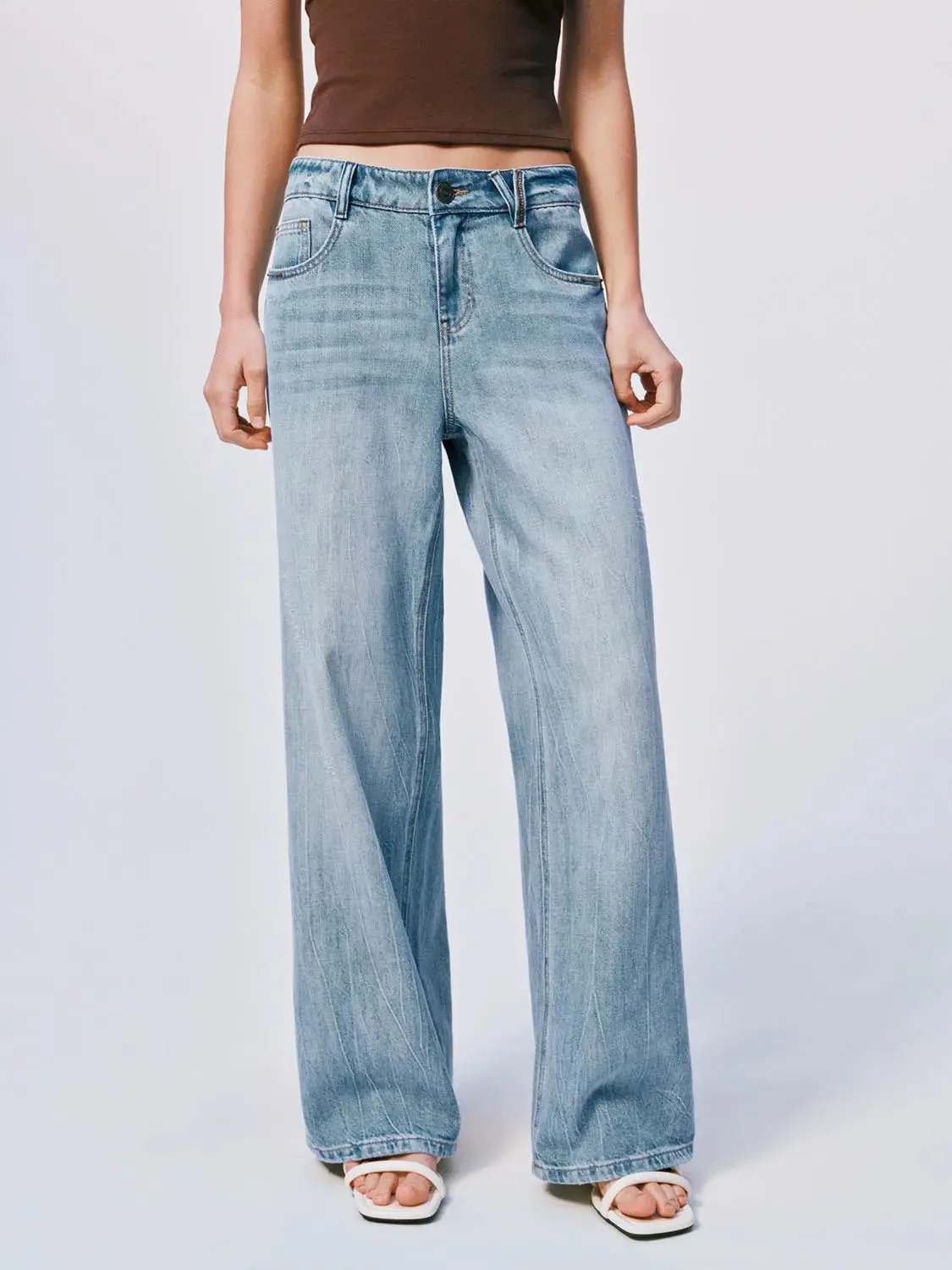 5265-cotton-lyocell-denim-wide-leg-jeans-9.webp Cotton Lyocell Denim Wide Leg Jeans