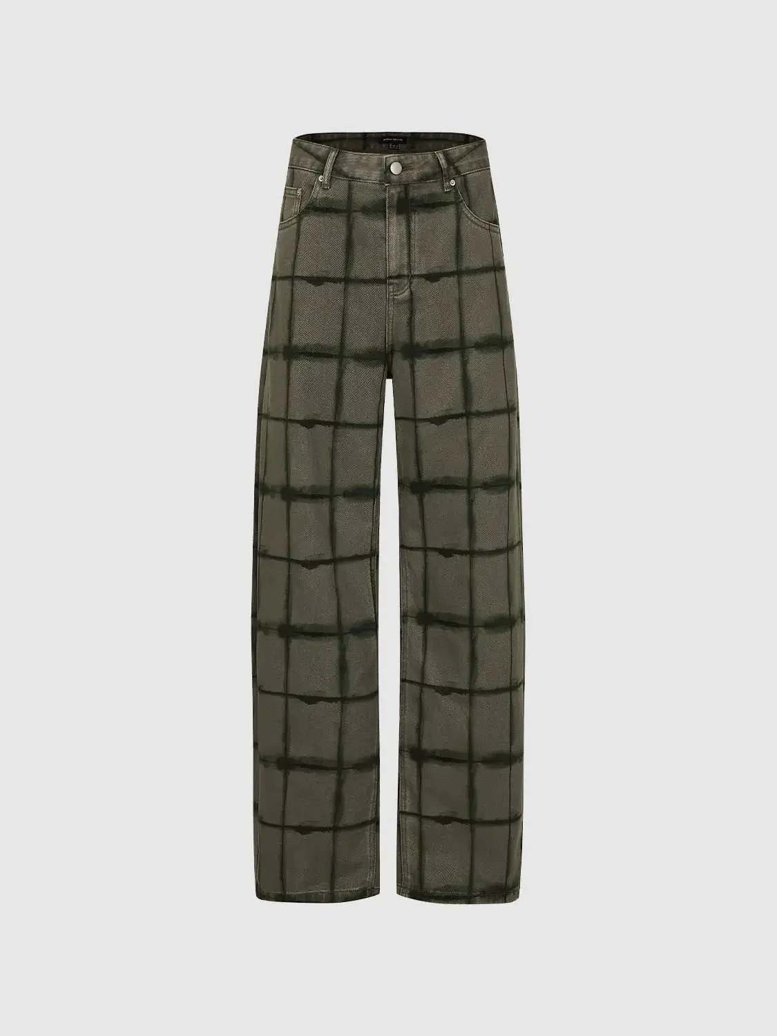 5310-soft-100-percent-cotton-grid-check-wide-leg-pants-1.webp Soft 100 Percent Cotton Grid Check Wide Leg Pants